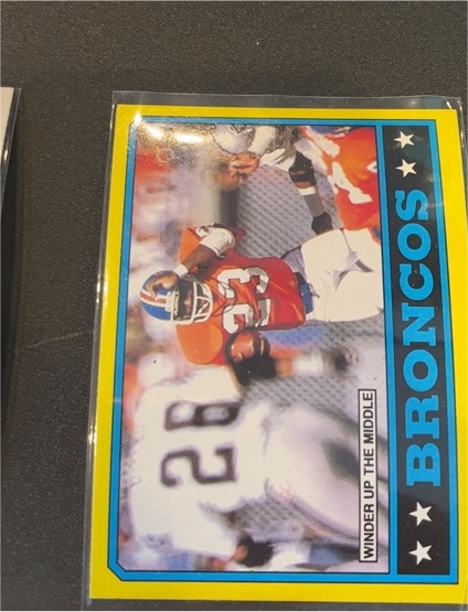 1986 Topps #111 Sammy Winder Denver Broncos — front