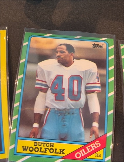 1986 Topps #352 Butch Woolfolk — front