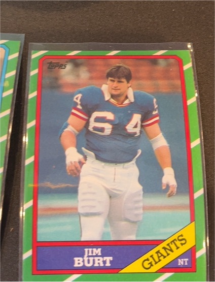1986 Topps #149 Jim Burt — front