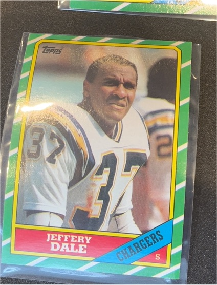 1986 Topps #240 Jeffery Dale — front