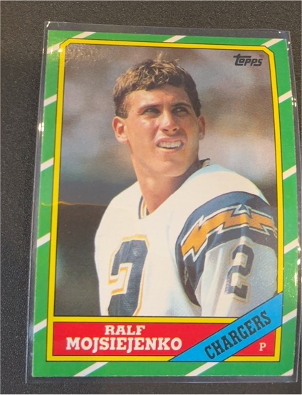 1986 Topps #241 Ralf Mojsiejenko — front