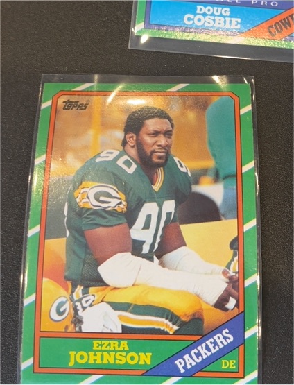 1986 Topps #221 Ezra Johnson — front