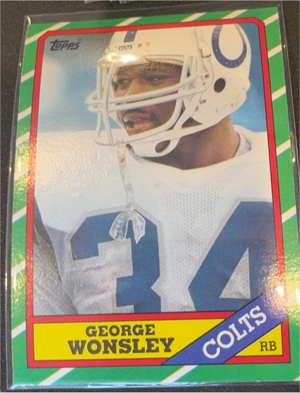 1986 Topps #318 George Wonsley — front