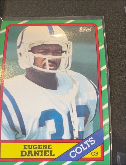 1986 Topps #323 Eugene Daniel — front
