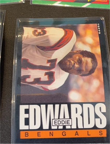 1985 Topps #215 Eddie Edwards — front