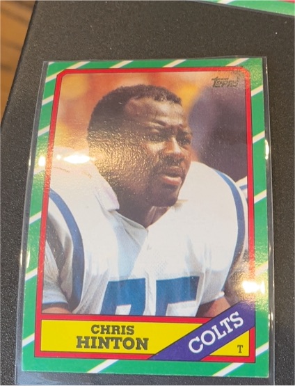 1986 Topps #321 Chris Hinton — front