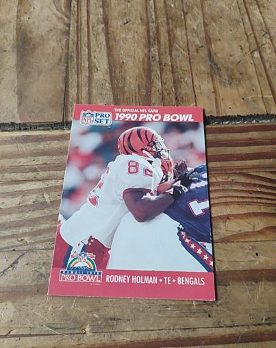1990 Pro Set #344 Rodney Holman — front