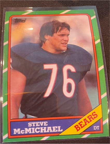 1986 Topps #21 Steve McMichael — front