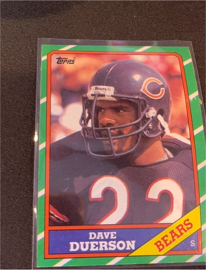 1986 Topps #27 Dave Duerson — front