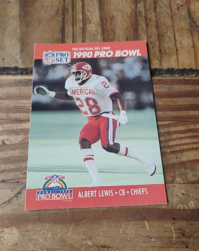1990 Pro Set #370 Albert Lewis — front