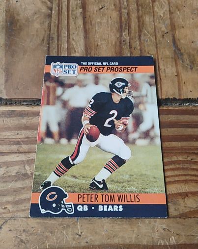 1990 Pro Set #2 Peter Tom Willis — front