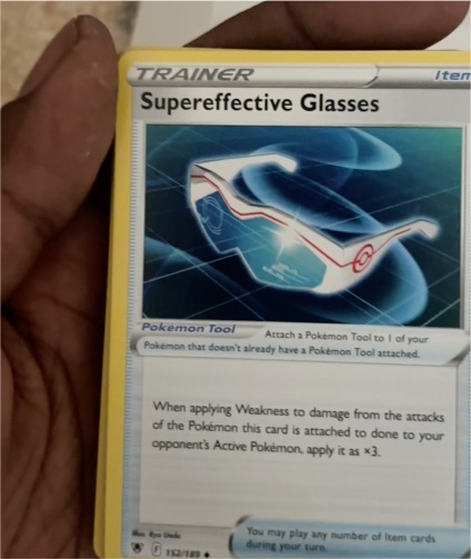 2022 Pokémon Astral Radiance #152 Supereffective Glasses — front