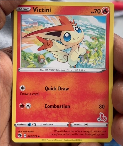 2020 Pokémon Champion's Path #7 Victini — front