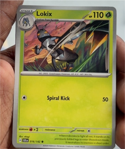2024 Pokémon Scarlet & Violet Stellar Crown #016 Lokix — front