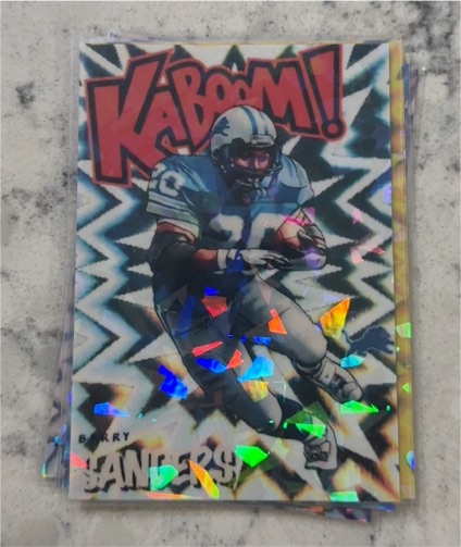 2020 Panini Absolute Kaboom! Barry Sanders #K-BS — front