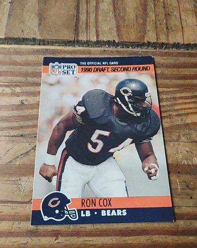 1990 Pro Set #702 Ron Cox — front