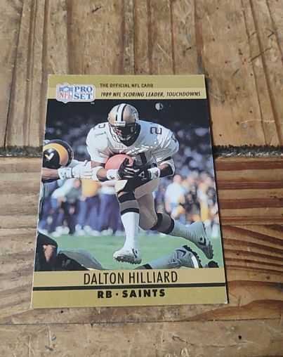 1990 Pro Set #12 Dalton Hilliard — front