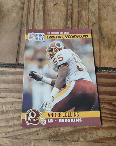 1990 Pro Set #715 Andre Collins — front
