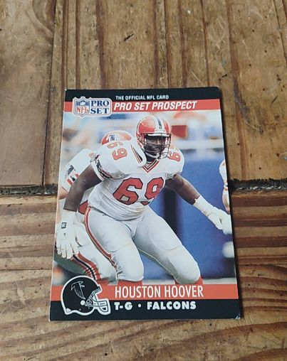 1990 Pro Set #724 Houston Hoover — front