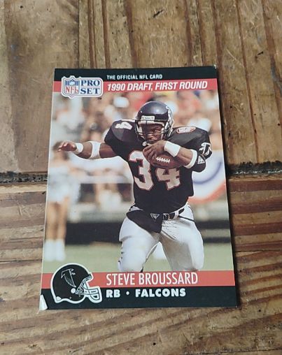 1990 Pro Set #688 Steve Broussard — front