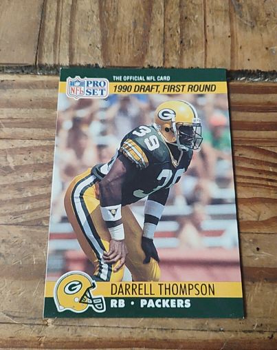 1990 Pro Set #687 Darrell Thompson — front