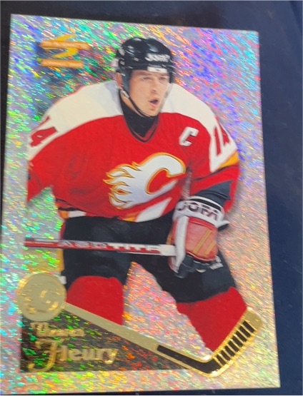 1995-96 Pinnacle Summit Ice #154 Theoren Fleury — front