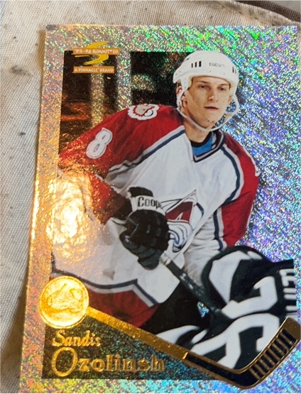 1995-96 Pinnacle Summit Ice #8 Sandis Ozolinsh — front