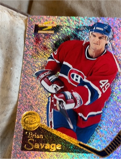 1995-96 Pinnacle Summit Ice #49 Brian Savage — front