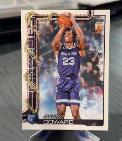 2025-26 Topps Holiday #H171 Cedric Coward — front