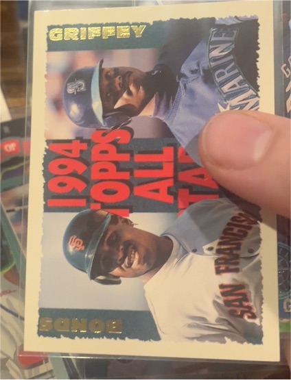 1995 Topps #388 Ken Griffey Jr. / Barry Bonds AS — front