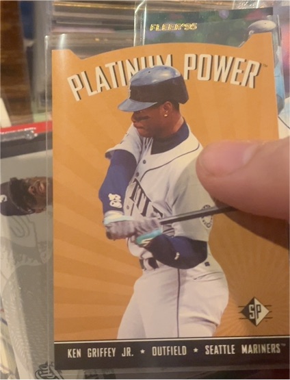 1995 Upper Deck SP #PP12 Ken Griffey Jr. Platinum Power Seattle Mariners — front