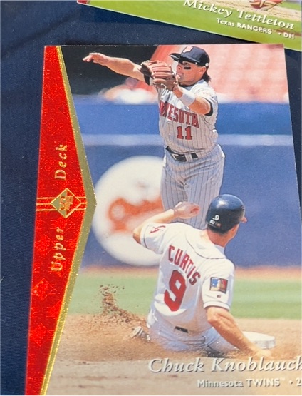 1995 Upper Deck SP #173 Chuck Knoblauch — front