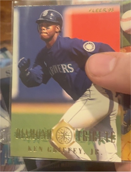 1995 Fleer Update #6 Ken Griffey Jr. Diamond Tribute — front