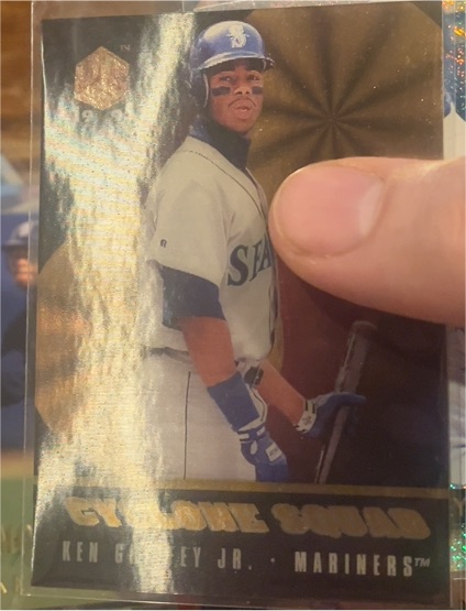 1995 Pinnacle Sportflix UC3 #CS2 Ken Griffey Jr. Cyclone Squad — front