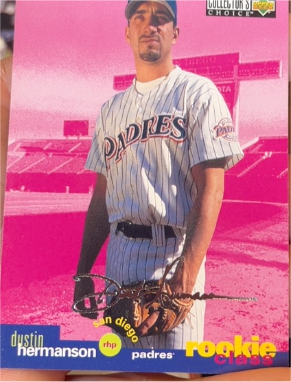 1995 Upper Deck Collector's Choice #25 Dustin Hermanson — front