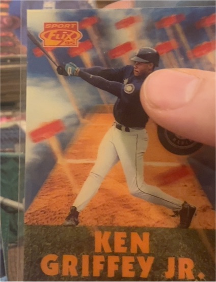 1995 Sportflix #HT1 Ken Griffey Jr. 3D Hammer Team — front