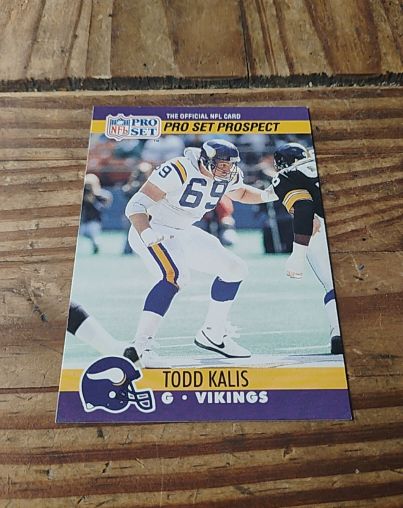 1990 Pro Set #738 Todd Kalis — front