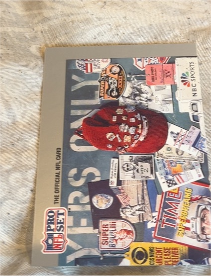 1990 Pro Set Super Bowl XXV Puzzle #3 — front