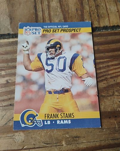 1990 Pro Set #736 Frank Stams — front