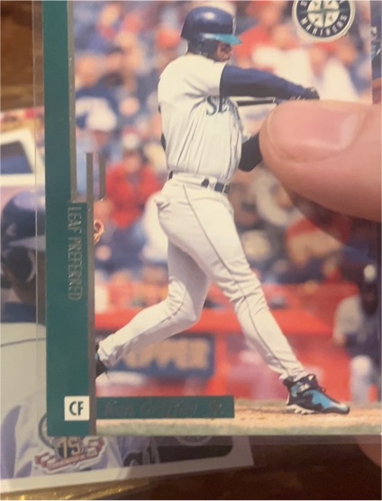 1996 Leaf Preferred #1 Ken Griffey Jr. — front