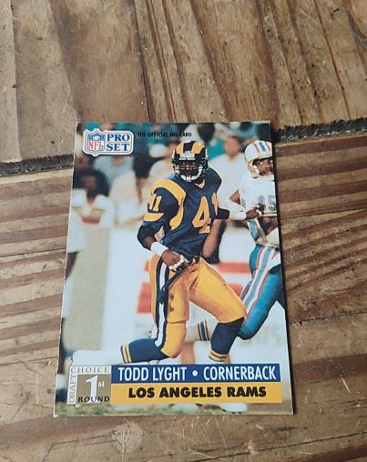 1991 Pro Set #734 Todd Lyght — front