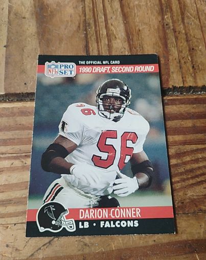 1990 Pro Set #696 Darion Conner — front