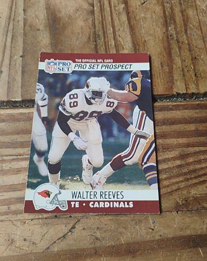 1990 Pro Set #688 Walter Reeves — front