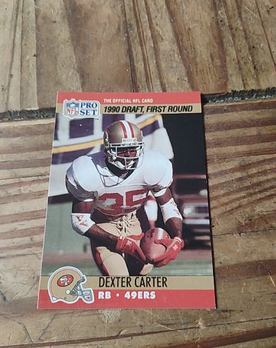 1990 Pro Set #693 Dexter Carter — front