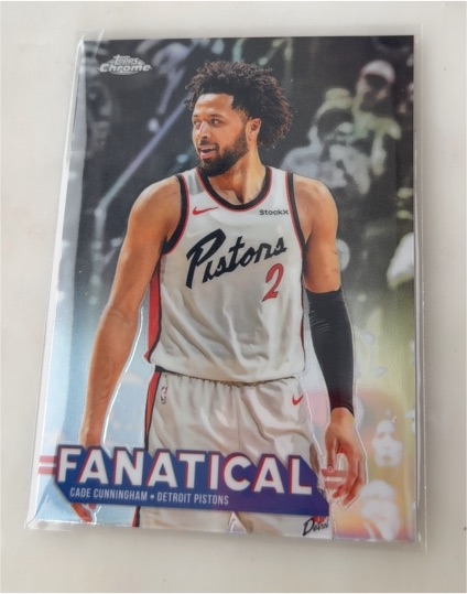 2025-26 Topps Chrome #FAN-7 Cade Cunningham — front