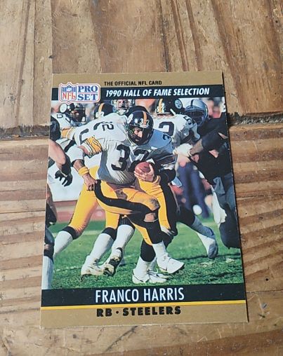 1990 Pro Set #25 Franco Harris — front