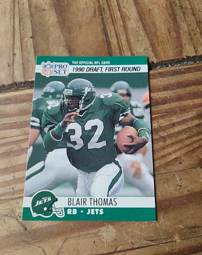 1990 Pro Set #670 Blair Thomas — front