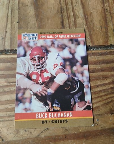 1990 Pro Set #23 Buck Buchanan — front
