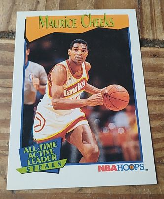 1991-92 NBA Hoops #533 Maurice Cheeks — front