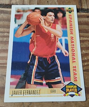 1991-92 Upper Deck #120 Javier Fernandez — front